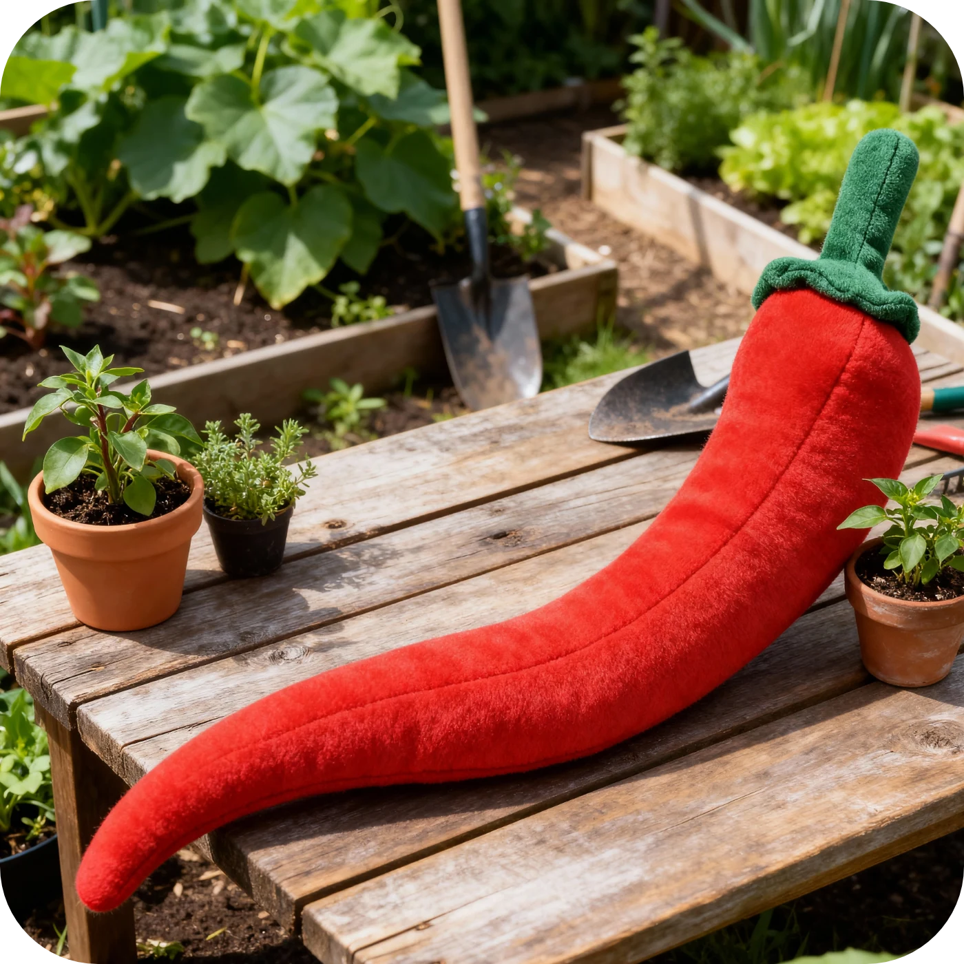 Wzór PDF - pluszowa papryczka chili